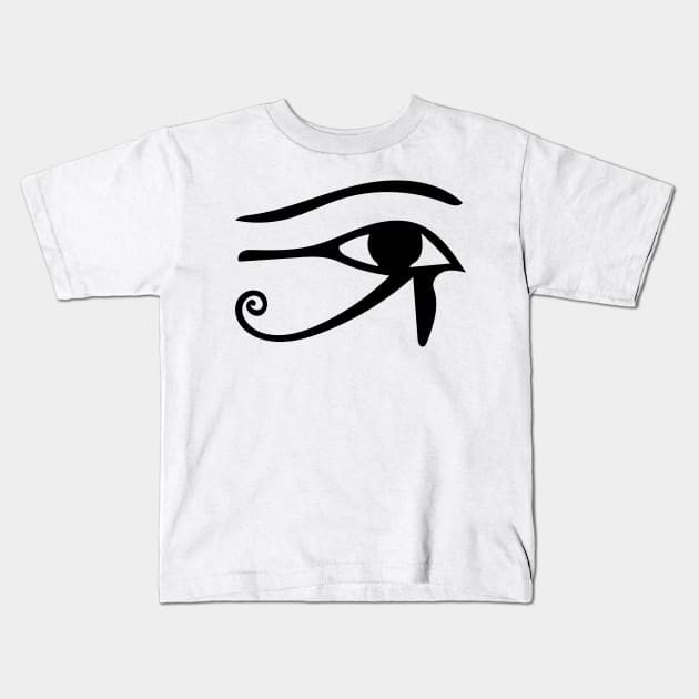 The Eye of Ra Kids T-Shirt by Doc Multiverse Designs